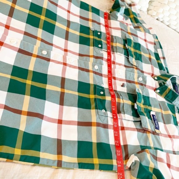 Columbia PFG Super Bahama Plaid Short Sleeve Shirt - Picture 9 of 13